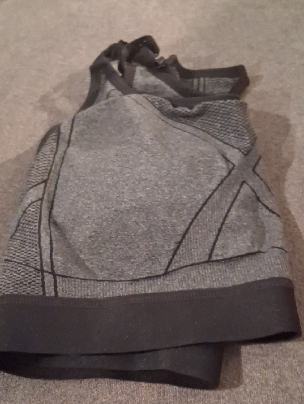 Avia Women's Assorted Sports Bra Lot - White Camo, Orange, Blue, Gray, Tan - Picture 7 of 8